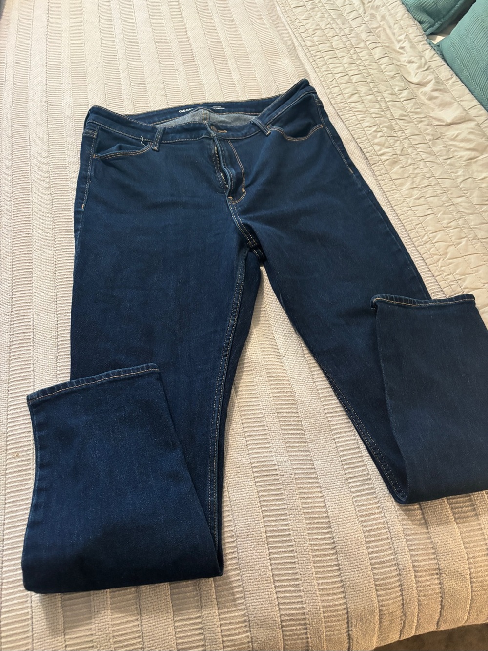Old Navy Straight Leg Dark Blue Jeans
